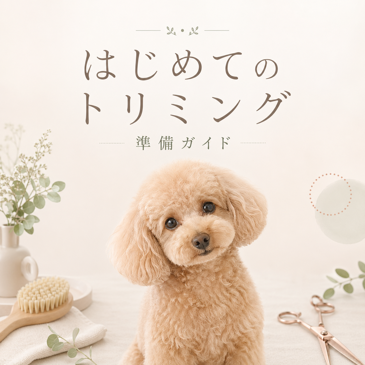 初めてのトリミング 準備完全ガイド｜時期・持ち物・当日の流れ